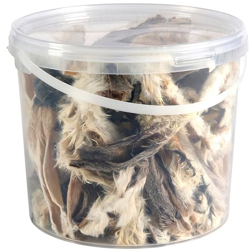 Premium Rabbit Ears Dog Treats, 5L Tub