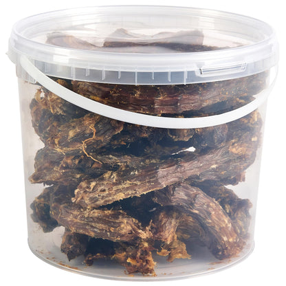 Premium Rabbit Ears Dog Treats, 5L Tub