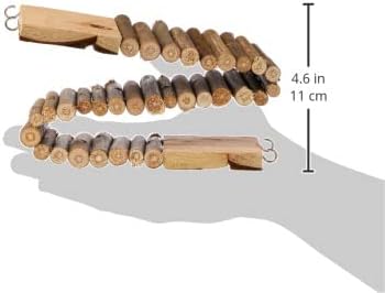 Pet Ting Natural Suspension Bridge Wooden Hamster Gerbil Mouse Cage Pet Ladder
