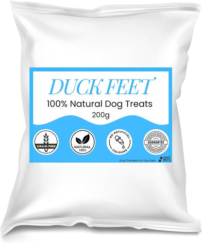 Premium Natural Dog Treat (200g, Duck Feet)