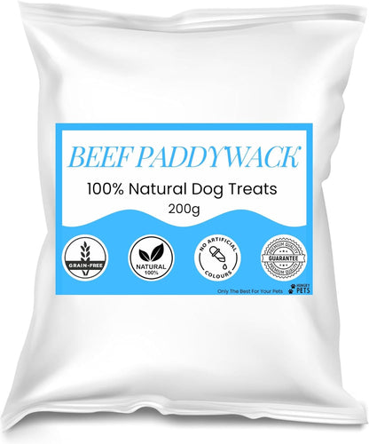 Premium Natural Dog Treat (200g, Beef Paddywack)