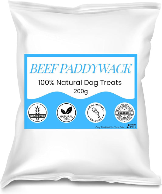 Premium Natural Dog Treat (200g, Beef Paddywack)