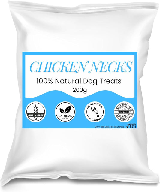 Premium Natural Dog Treat (200g, Chicken Necks)