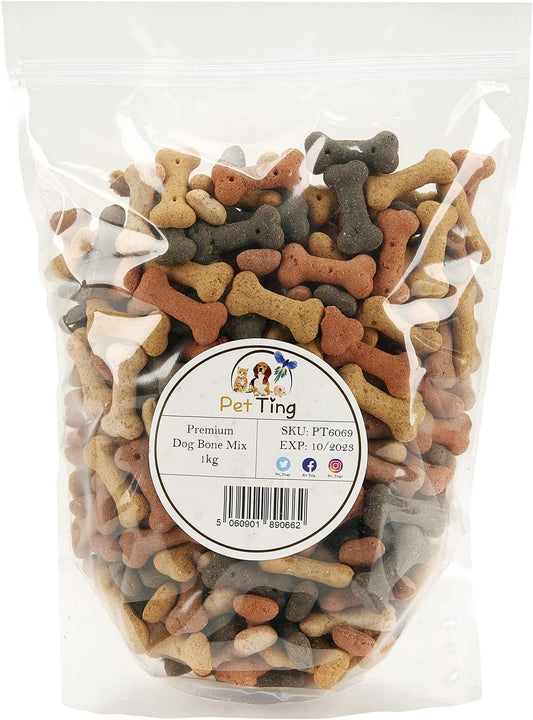 Premium Mixed Dog Bones Biscuit 1kg