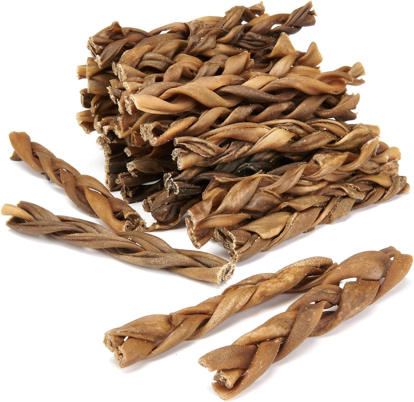 Premium Natural Dog Treat (200g, Lamb Skin Braided)