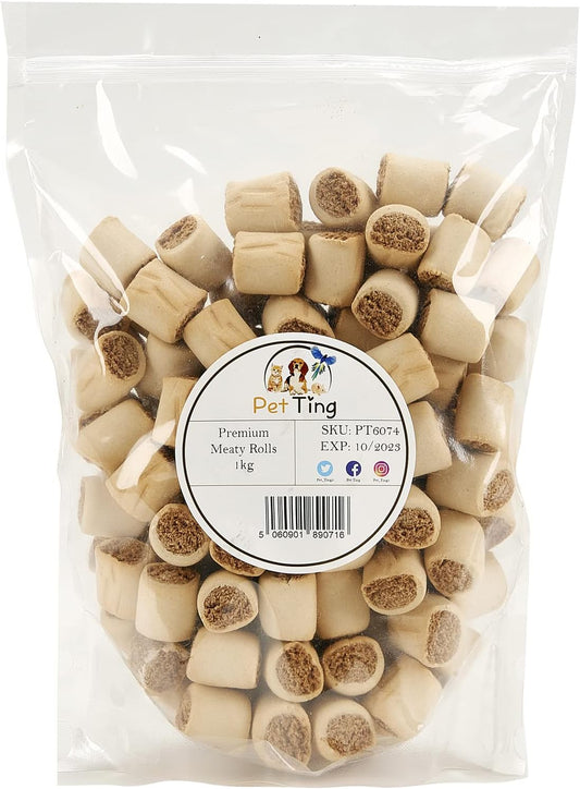 Premium Meaty Rolls Dog Treat 1kg
