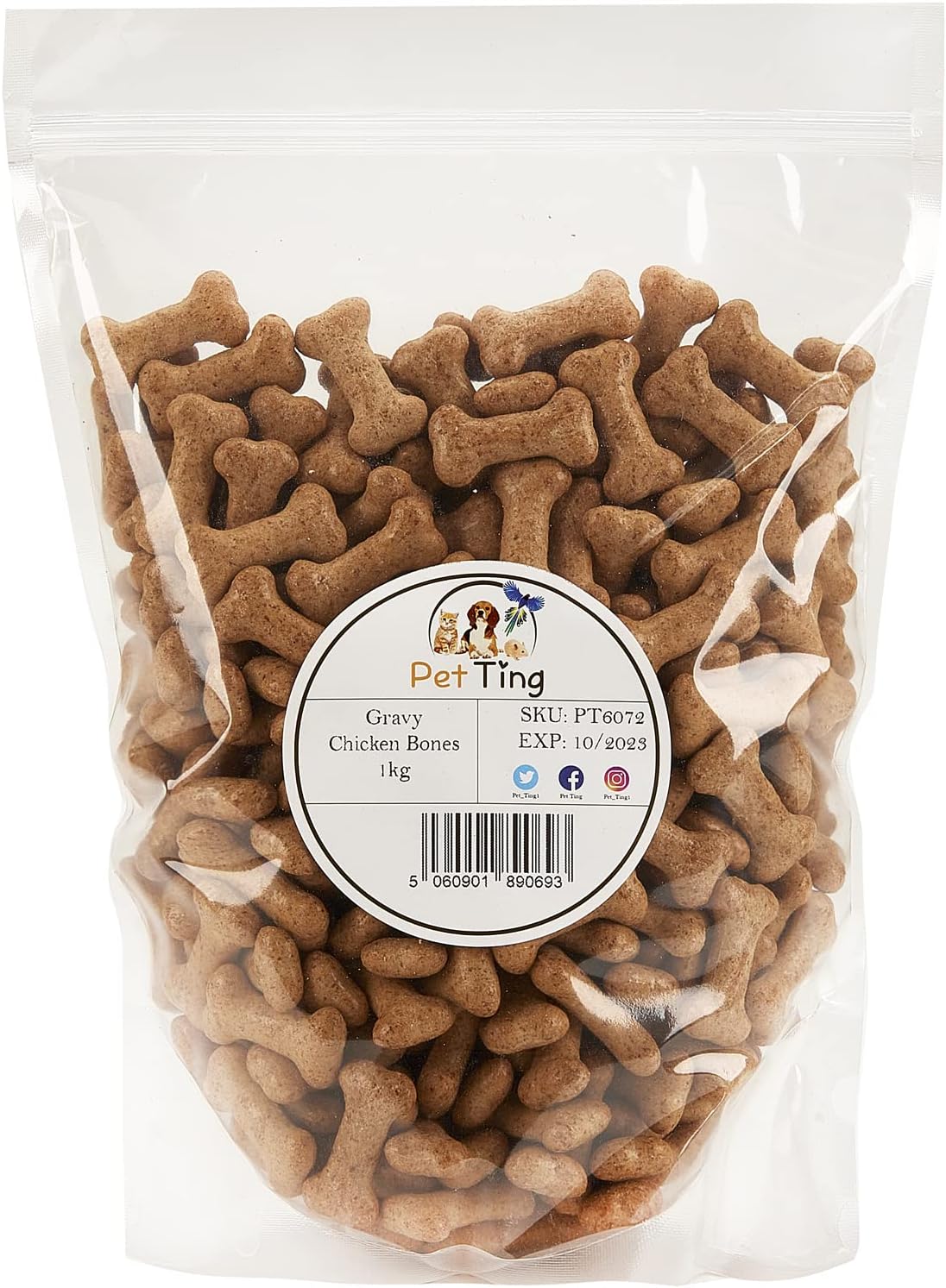 Premium Chicken Flavored Gravy Bones 1kg