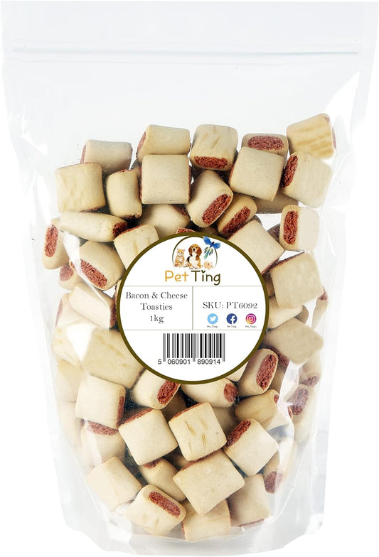Bacon & Cheese Toasties Dog Biscuits 1kg