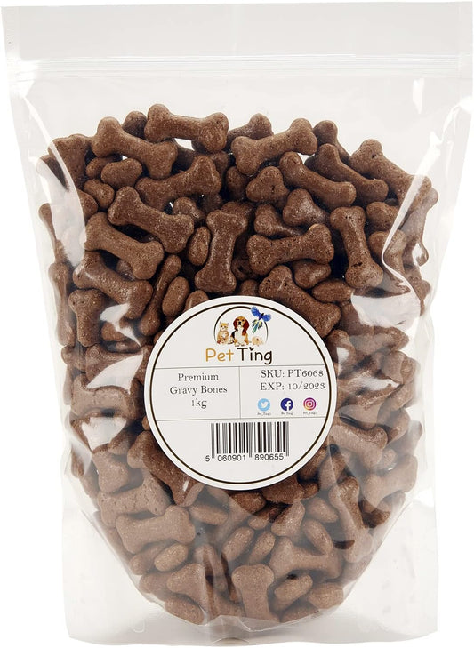 Pet Ting Premium Gravy Bones Dog Biscuit 1kg