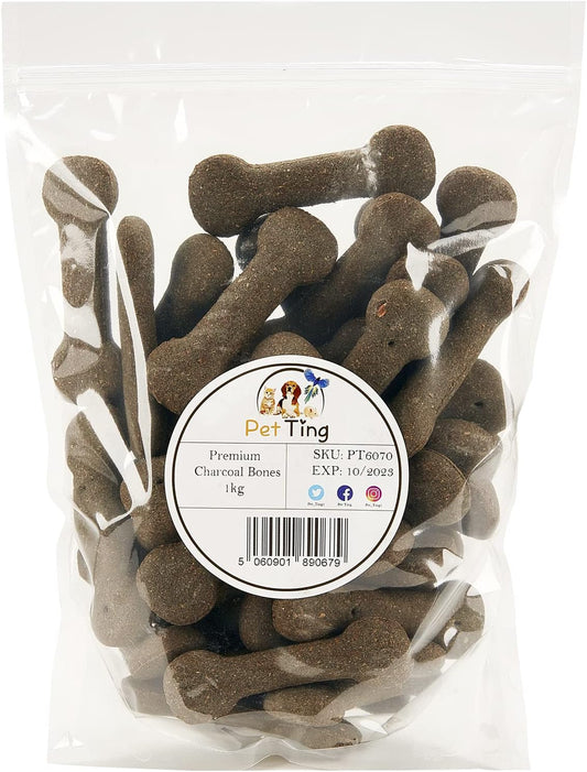 Premium Charcoal Bones Dog Biscuit 1kg