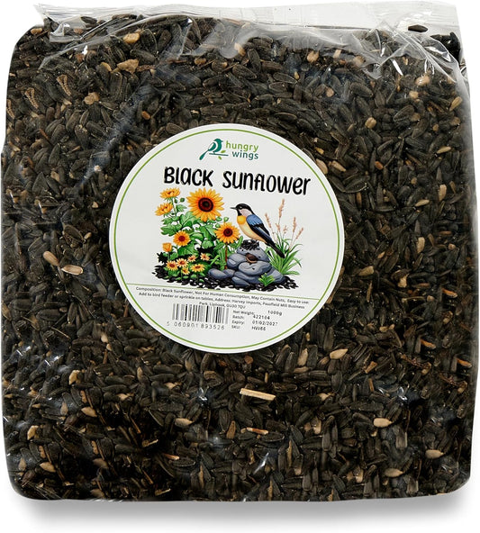 Wild Bird Food (1kg, Black Sunflower)