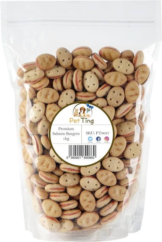 Salmon Burgers Dog Biscuits 1kg