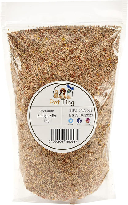 Pet Ting Budgie Seed Mix 1kg