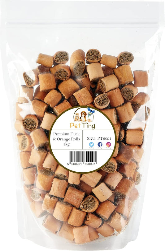 Premium Duck & Orange Dog Biscuits 1kg