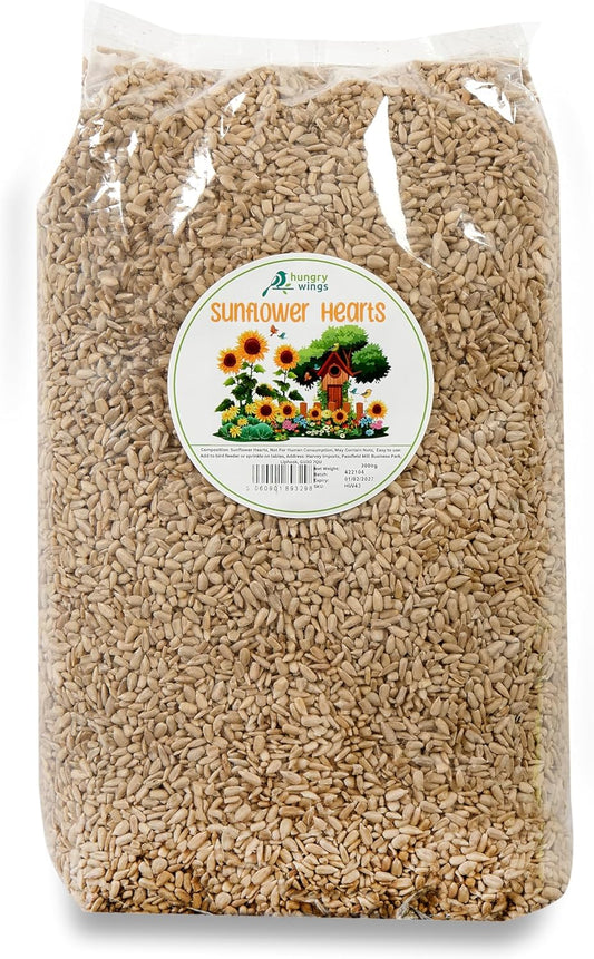 Wild Bird Food (3kg, Sunflower Hearts)