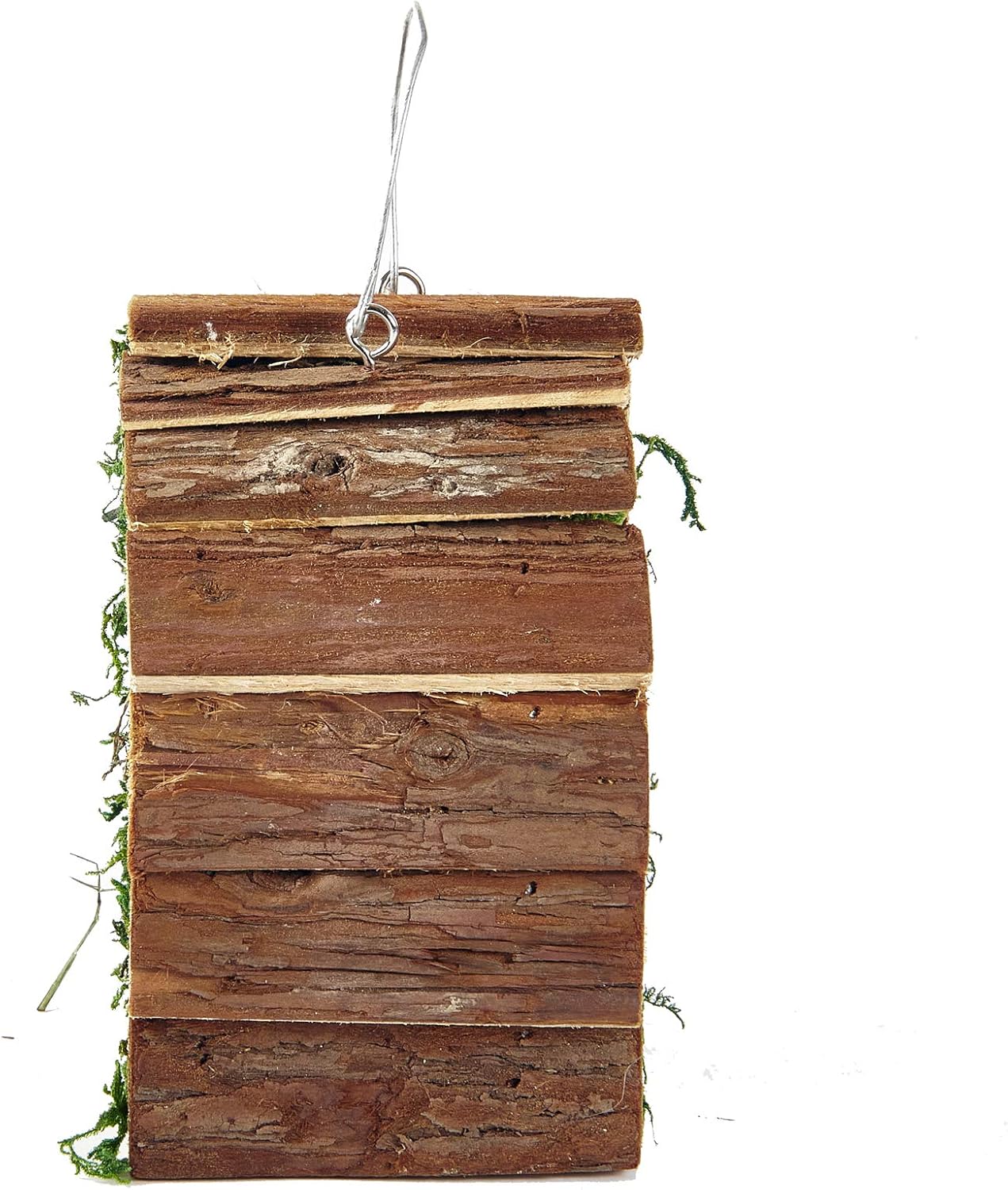 Wooden Butterfly Hotel House Natural Wood Hanging Garden Decoration