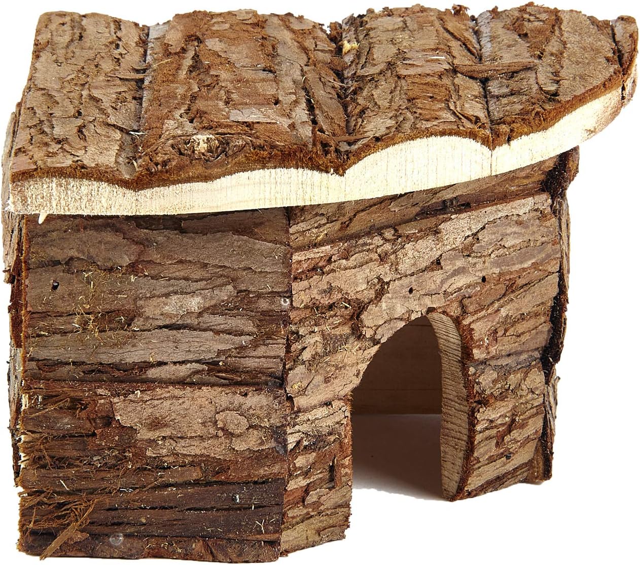 Pet Ting Natural Living Corner House For Small Animals Real Wood Mouse Hamster Gerbil Rat