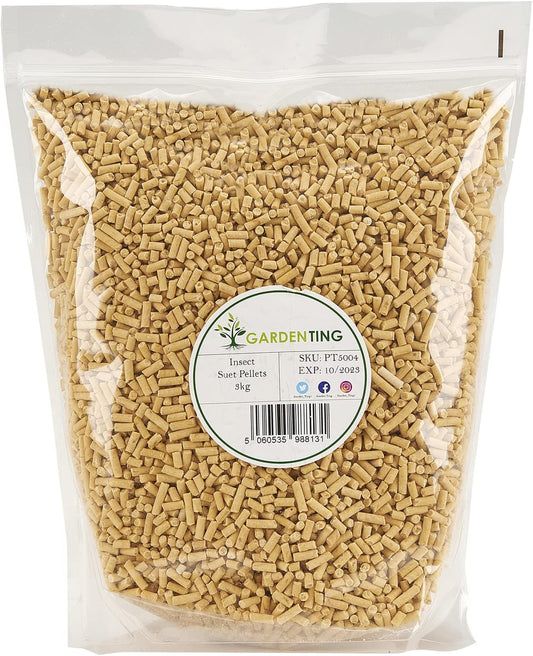 Garden Ting Insect Suet Pellets Wild Bird Food, 3 kg