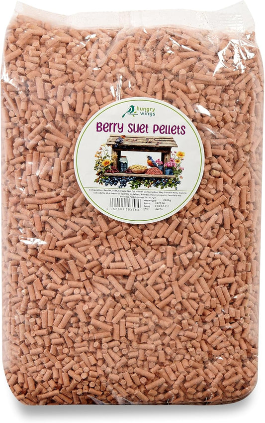 Wild Bird Food (3kg, Berry Suet Pellets)