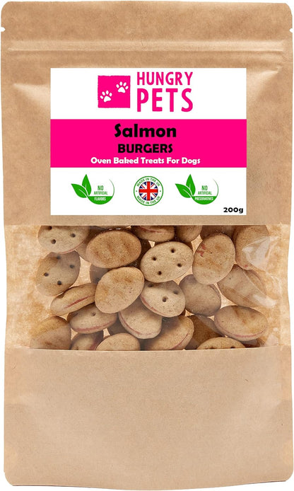 Salmon Burgers Dog Biscuits