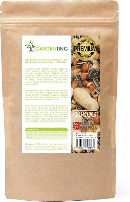 Garden Ting Squirrel Mix 1KG Pouch