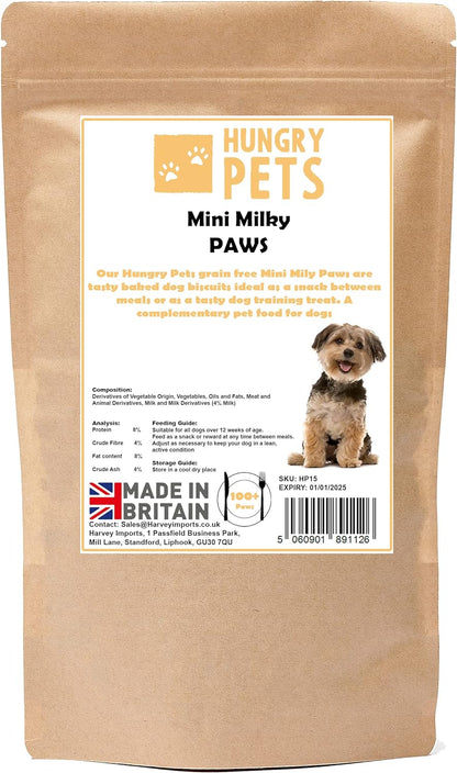 Mini Milky Paw Dog Biscuits 200g