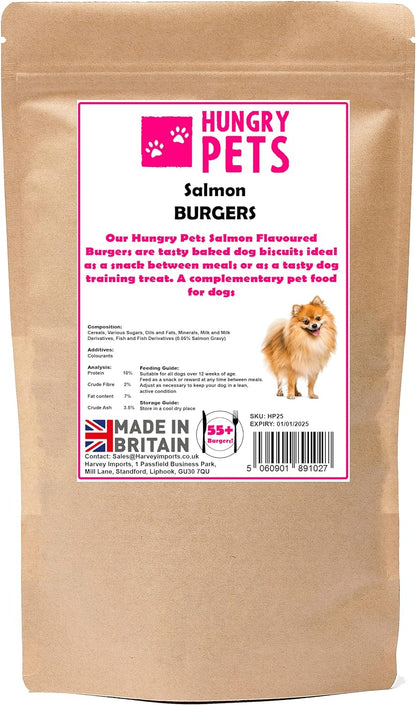 Salmon Burgers Dog Biscuits