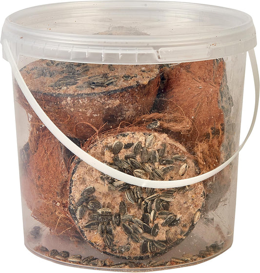 Sunflower Coconut Halves, Wild Bird Food, 2.5L