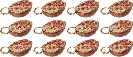 Garden Ting Peanut Coconut Halves Wild Bird Treat, 2.4 kg - 12 count